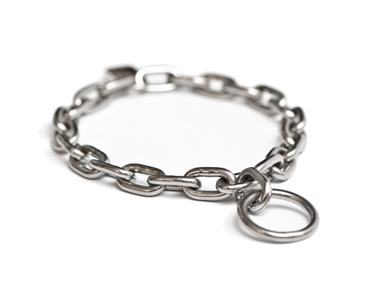 TiedStyle - stainless steel chain collar